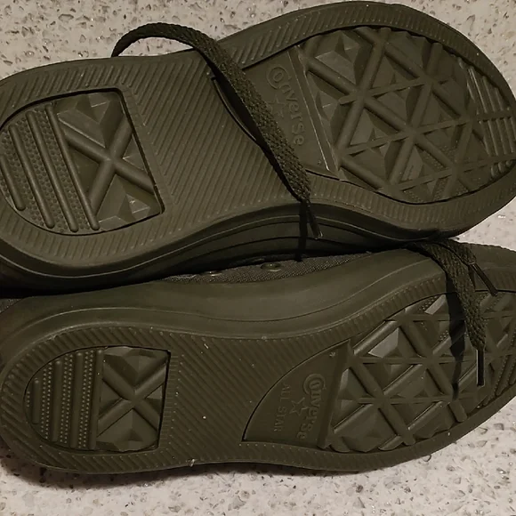 Converse O.P.I Olive Green High-Top Sneakers - Picture 12 of 13